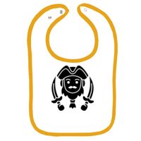 Infant Contrast Trim Terry Bib Thumbnail