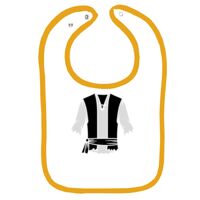 Infant Contrast Trim Terry Bib Thumbnail