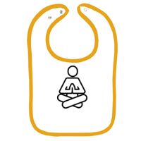Infant Contrast Trim Terry Bib Thumbnail