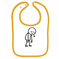 Infant Contrast Trim Terry Bib Thumbnail