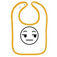 Infant Contrast Trim Terry Bib Thumbnail