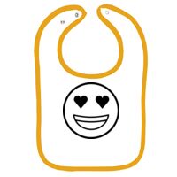 Infant Contrast Trim Terry Bib Thumbnail