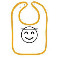 Infant Contrast Trim Terry Bib Thumbnail