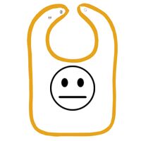 Infant Contrast Trim Terry Bib Thumbnail