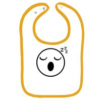 Infant Contrast Trim Terry Bib Thumbnail