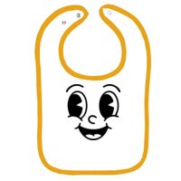 Infant Contrast Trim Terry Bib Thumbnail