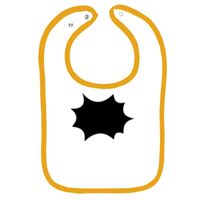 Infant Contrast Trim Terry Bib Thumbnail