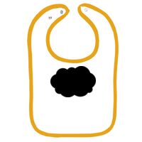 Infant Contrast Trim Terry Bib Thumbnail