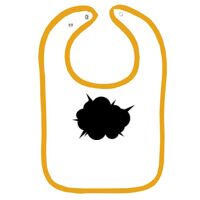 Infant Contrast Trim Terry Bib Thumbnail