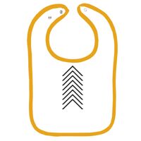 Infant Contrast Trim Terry Bib Thumbnail