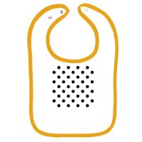 Infant Contrast Trim Terry Bib Thumbnail