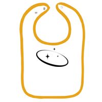 Infant Contrast Trim Terry Bib Thumbnail