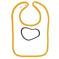 Infant Contrast Trim Terry Bib Thumbnail