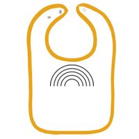 Infant Contrast Trim Terry Bib Thumbnail