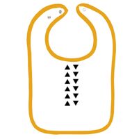 Infant Contrast Trim Terry Bib Thumbnail