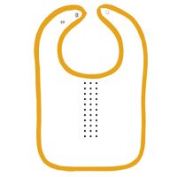 Infant Contrast Trim Terry Bib Thumbnail