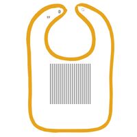 Infant Contrast Trim Terry Bib Thumbnail
