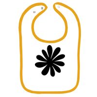 Infant Contrast Trim Terry Bib Thumbnail