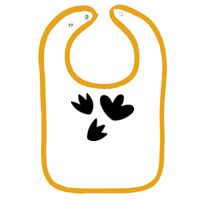 Infant Contrast Trim Terry Bib Thumbnail