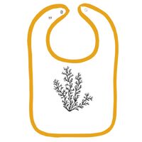 Infant Contrast Trim Terry Bib Thumbnail