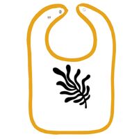 Infant Contrast Trim Terry Bib Thumbnail