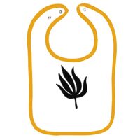 Infant Contrast Trim Terry Bib Thumbnail