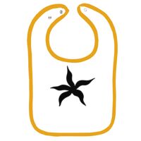 Infant Contrast Trim Terry Bib Thumbnail