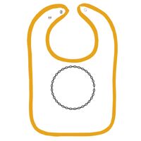 Infant Contrast Trim Terry Bib Thumbnail