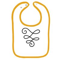Infant Contrast Trim Terry Bib Thumbnail