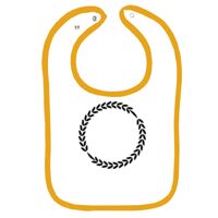 Infant Contrast Trim Terry Bib Thumbnail