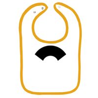 Infant Contrast Trim Terry Bib Thumbnail