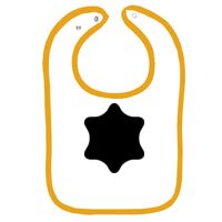 Infant Contrast Trim Terry Bib Thumbnail