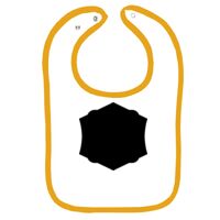 Infant Contrast Trim Terry Bib Thumbnail
