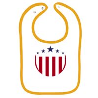 Infant Contrast Trim Terry Bib Thumbnail