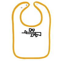 Infant Contrast Trim Terry Bib Thumbnail