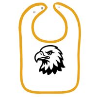 Infant Contrast Trim Terry Bib Thumbnail
