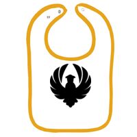 Infant Contrast Trim Terry Bib Thumbnail