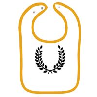 Infant Contrast Trim Terry Bib Thumbnail