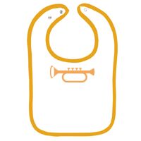 Infant Contrast Trim Terry Bib Thumbnail