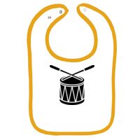 Infant Contrast Trim Terry Bib Thumbnail