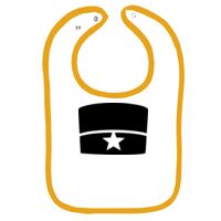 Infant Contrast Trim Terry Bib Thumbnail