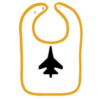 Infant Contrast Trim Terry Bib Thumbnail