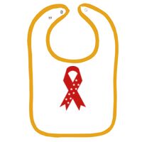Infant Contrast Trim Terry Bib Thumbnail