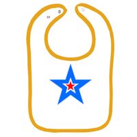 Infant Contrast Trim Terry Bib Thumbnail