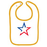 Infant Contrast Trim Terry Bib Thumbnail