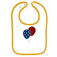 Infant Contrast Trim Terry Bib Thumbnail