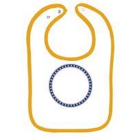 Infant Contrast Trim Terry Bib Thumbnail