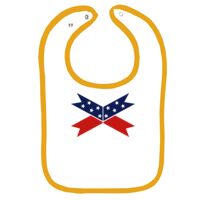 Infant Contrast Trim Terry Bib Thumbnail