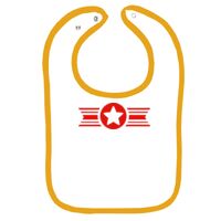 Infant Contrast Trim Terry Bib Thumbnail