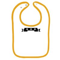 Infant Contrast Trim Terry Bib Thumbnail